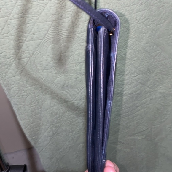 JANE SHILTON Gorgeous Genuine Leather (Navy) Used,Looks Unused! ~6463-ACC-001 - Picture 8 of 10